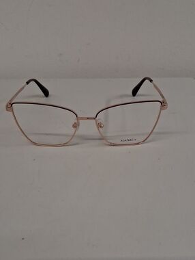 NWOT Womens Rxable Max & Co. MO5035 Rose Gold Cat-Eye Eyeglass Frames